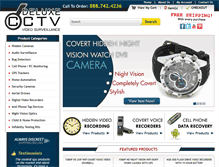 Tablet Screenshot of deluxecctv.com